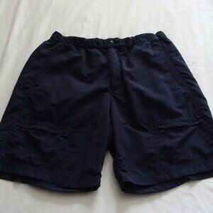 Men's LL BEAN Dark Blue Fully Lined SWIM TRUNKS Shorts Sz MEDIUM